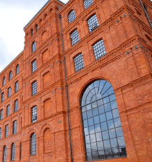 Old factory steel windows